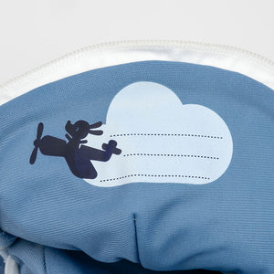 Weicher Kuschelrucksack – Hund Jules 12 m+