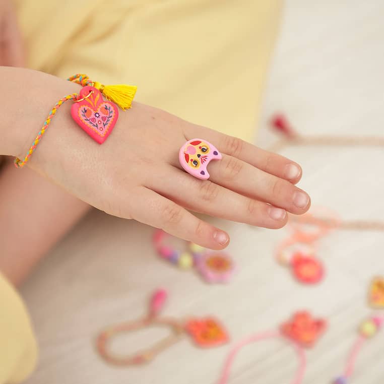 Kreatives Set zum Basteln von Schmuck für Freundinnen – Freundschaftssteine