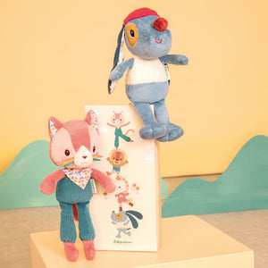 Kuscheltier in einer dekorativen Schachtel – Hund Jules 3 m+