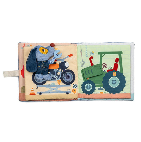 Weiches Aktivitätsbuch – Jules' Hundegarage 12 m+