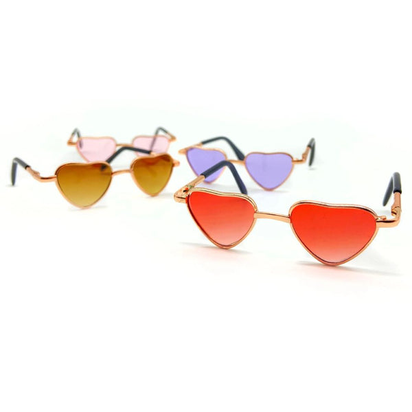 Herzförmige Brille für Alpakas – Pink - Tublu.de