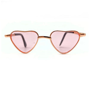 Herzförmige Brille für Alpakas – Pink - Tublu.de