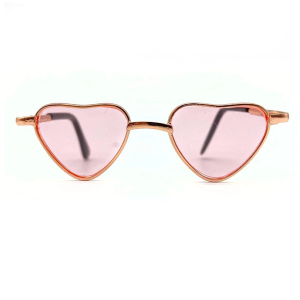 Herzförmige Brille für Alpakas – Pink - Tublu.de