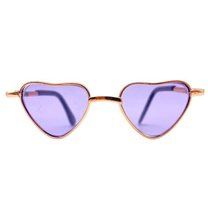 Herzförmige Brille für Alpakas – Violet - Tublu.de