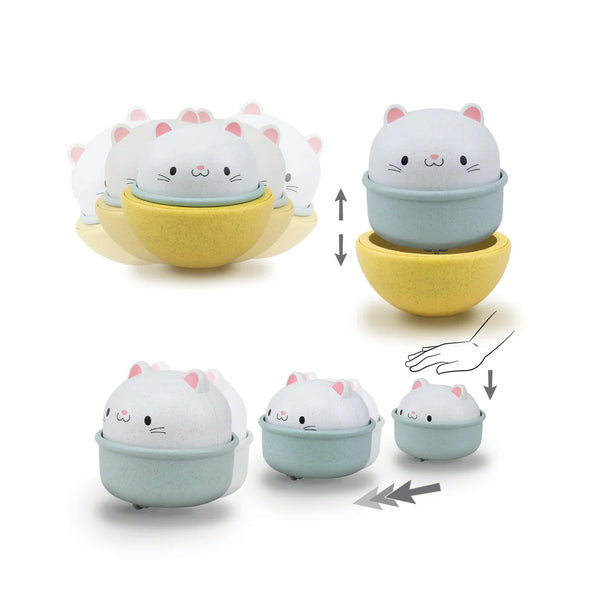 Rollende Stehaufmännchen Rocking Rollers – Katze