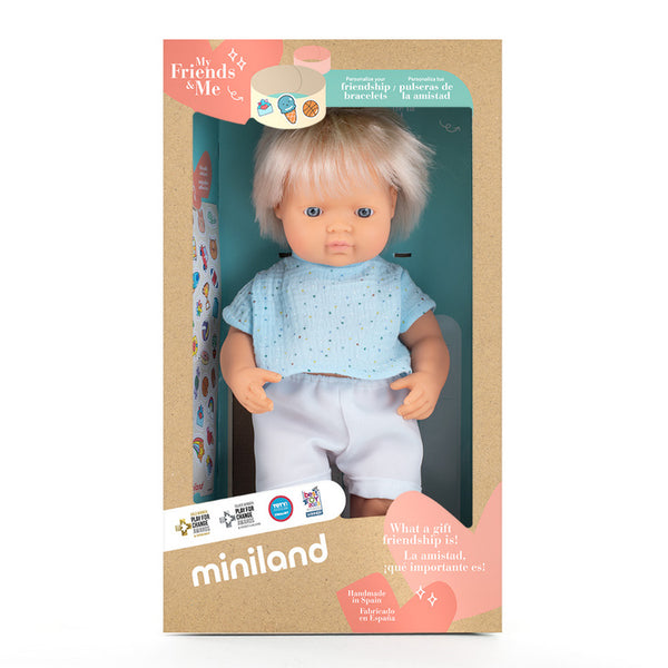 Puppe Junge My Friends & Me – Europäer Hellblond 38 cm