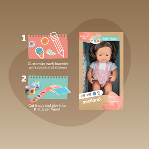Puppe Mädchen My Friends & Me – Europäerin Braunhaarig 38 cm