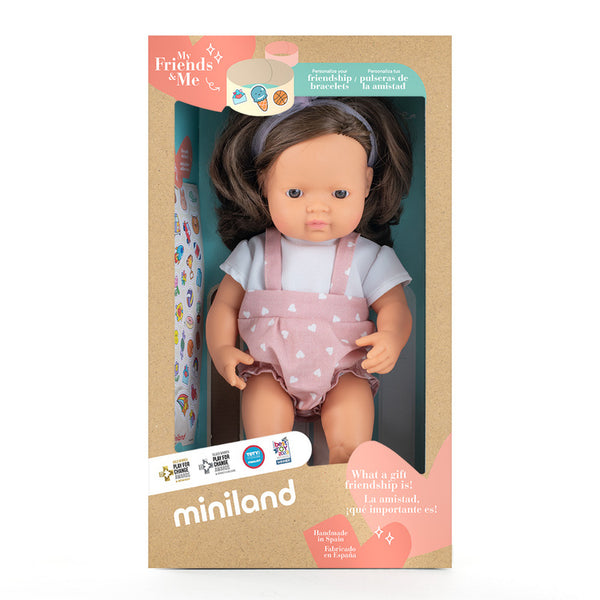 Puppe Mädchen My Friends & Me – Europäerin Braunhaarig 38 cm