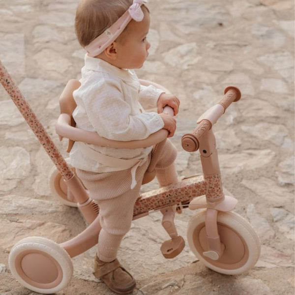 4-in-1-Dreirad mit Griff – Fairy Floral