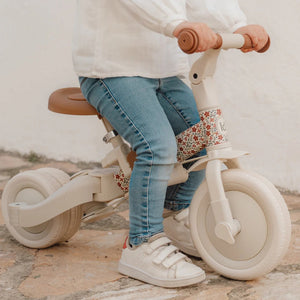 4-in-1-Dreirad mit Griff – Sunny Flower