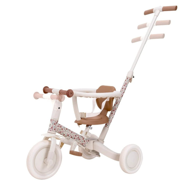 4-in-1-Dreirad mit Griff – Sunny Flower