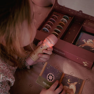 Latarka projektor z bajkami Little Dutch - Róż - Tublu.de