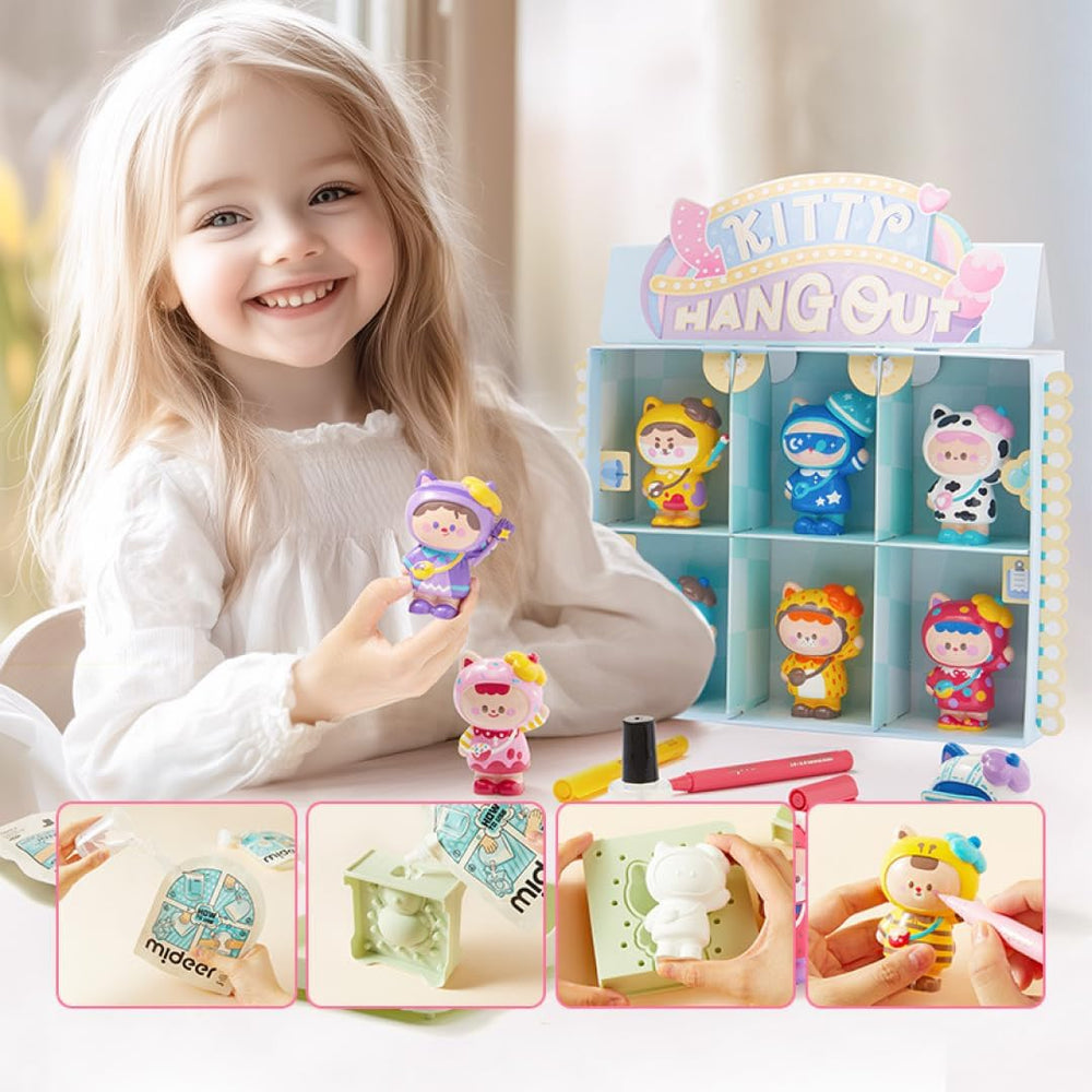 Kunstset aus Gips – Puppen
