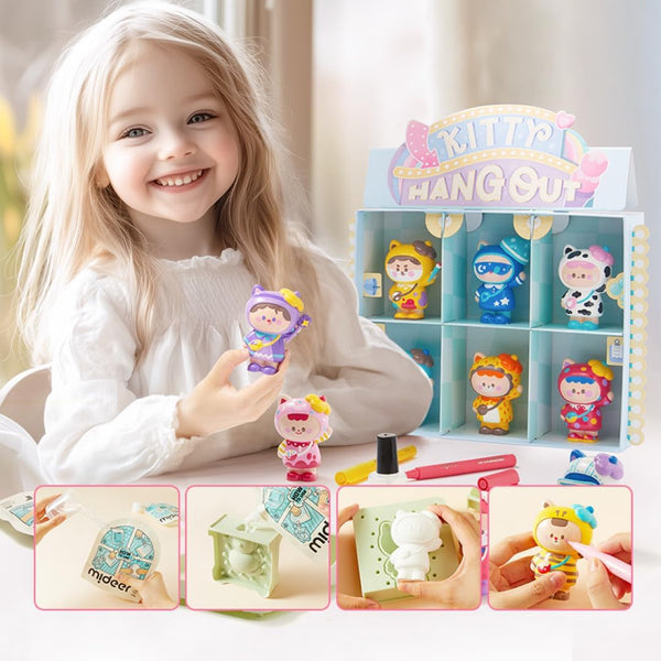 Kunstset aus Gips – Puppen