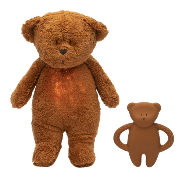 Beißring aus Naturkautschuk – Caramel