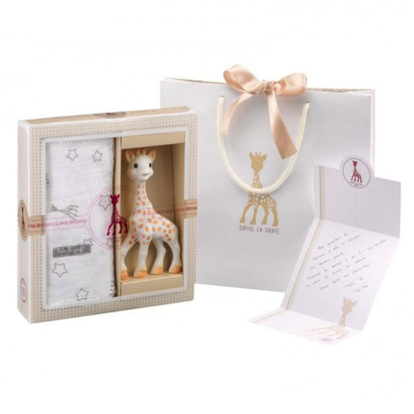 Sophie la girafe Geschenkset mit Tetanwindel