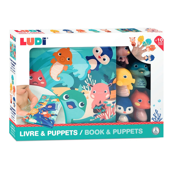 Badebuch mit Puppen