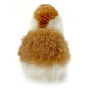 Fluffiges Alpaka Naturals-Kuscheltier – Macchiato 15 cm