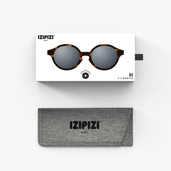 Polarisierte Sonnenbrille Baby D 0-9 Monate - Schildpatt