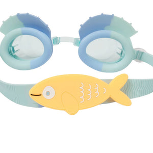 Schwimmbrille für Kinder – Fish Aqua Blue