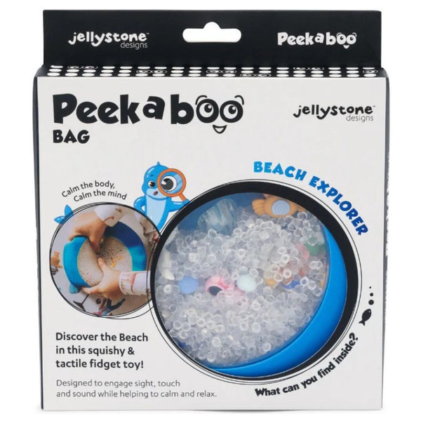 Peekaboo-Sensorikscheibe mit Figuren – Strand