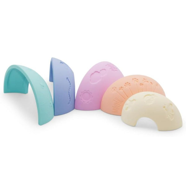 Sensorischer Regenbogen Over the Rainbow – Pastell, 5-teilig
