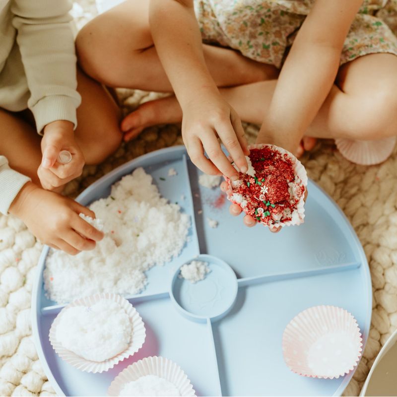 Sensorik-Spieltablett Play Tray 2-in-1 – Hellblau