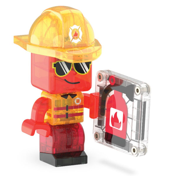 Magnetklötze – Feuerwehr, 27 Teile