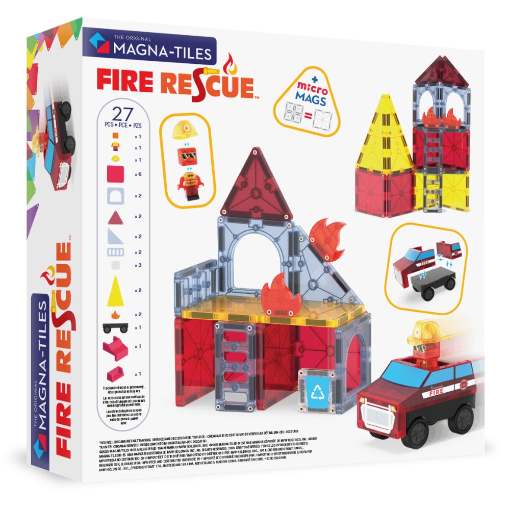 Magnetklötze – Feuerwehr, 27 Teile