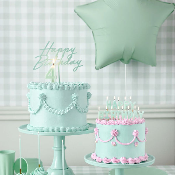 Folienballon – Grüner Stern 48 cm