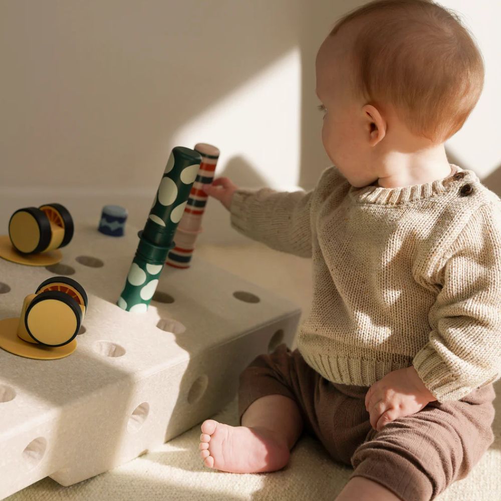 Active Child Kit - Sandgrau/Honiggelb
