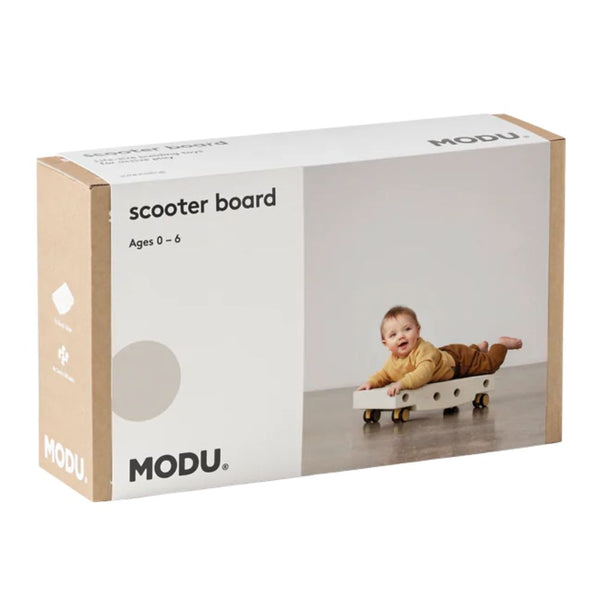 Scooter Board Sensorische Plattform - Sandgrau/Honiggelb