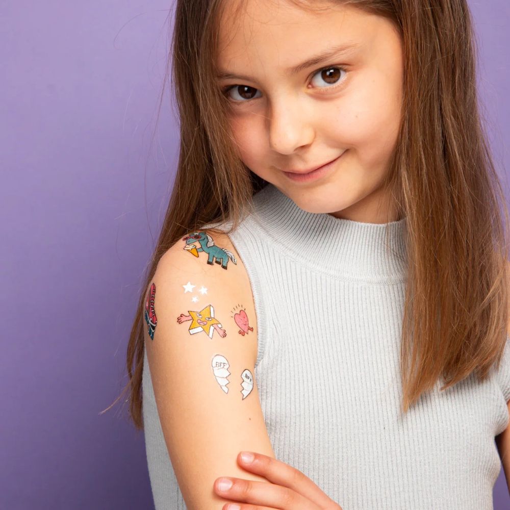 Tattoos für Kinder – Lily, 50 Stück