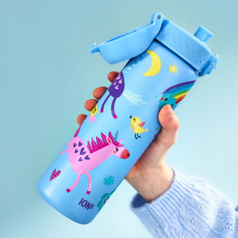 Stahlflasche 600 ml - Einhörner