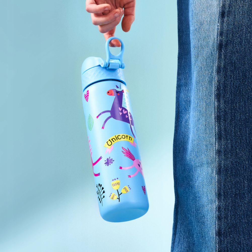 Stahlflasche 600 ml - Einhörner