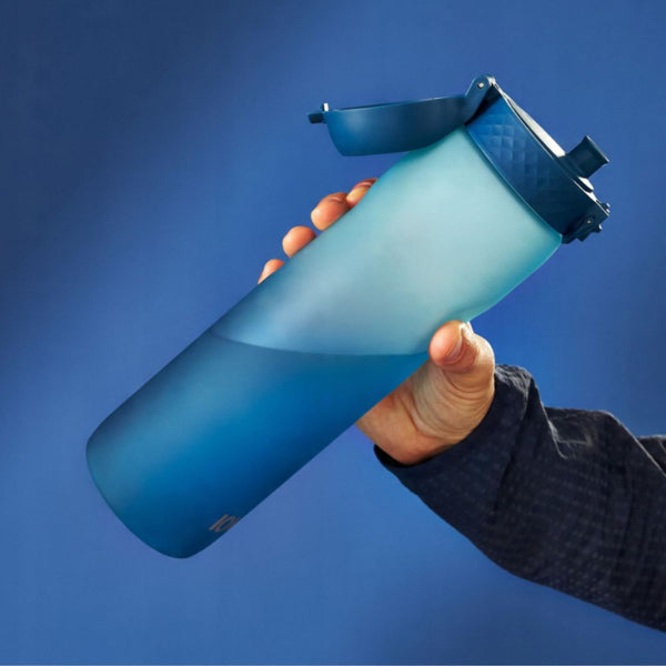 Trinkflasche 1000 ml - Motivator Farbverlauf Deep Teal/Sonic Blue