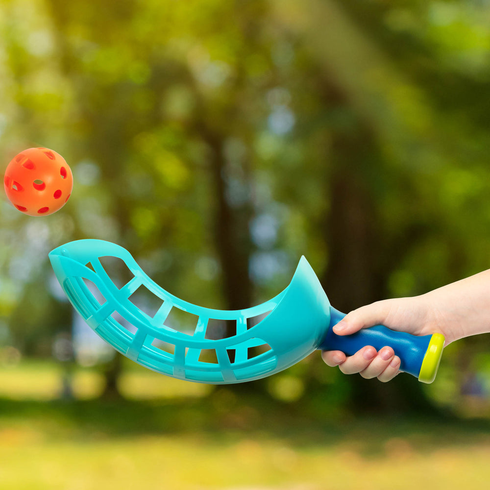 Geschicklichkeitsspiel – Scoop & Toss Game Set mit Schaufeln und Bällen