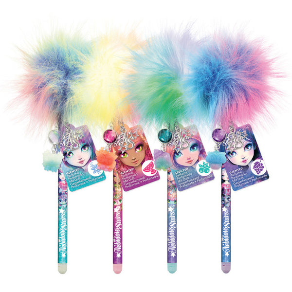 Duftstift mit Pompon  Blaubeere - Coralia