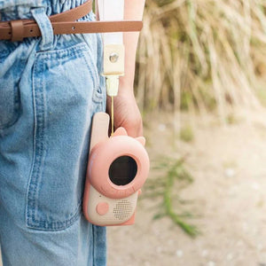 Walkie Talkie für Kinder - Rosa und grüner Dinosaurier