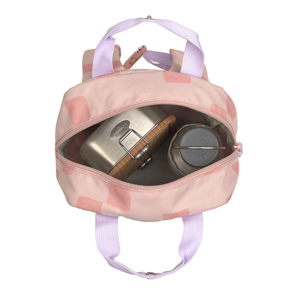 Kindergartenrucksack Mini eckig – Pattern Party Rose
