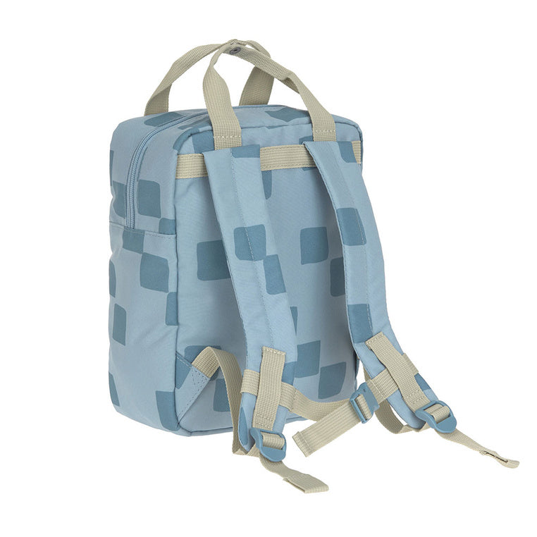 Kindergartenrucksack Mini eckig – Pattern Party Blue