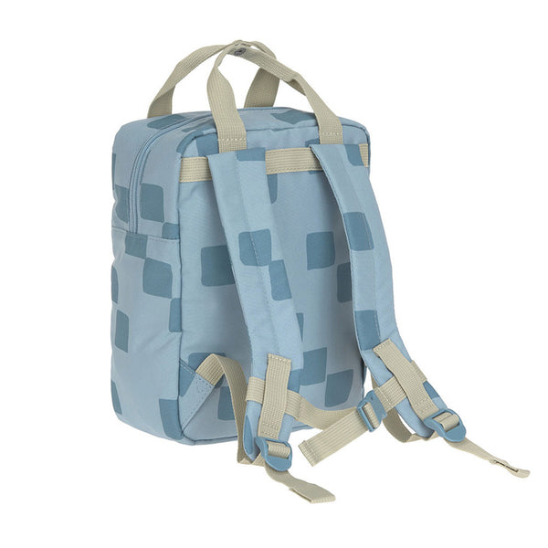 Kindergartenrucksack Mini eckig – Pattern Party Blue