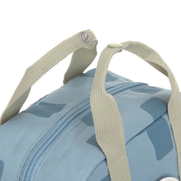 Kindergartenrucksack Mini eckig – Pattern Party Blue