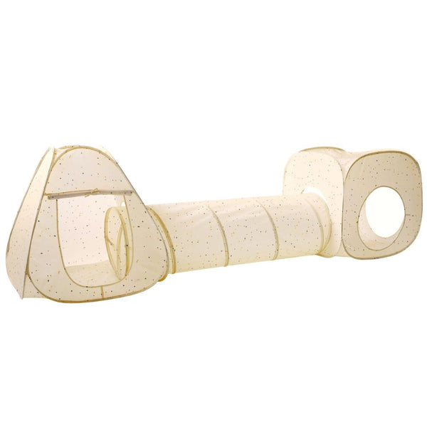 3-in-1-Zelt-Set für Kinder mit Tunnel  - Terrazzo Beige