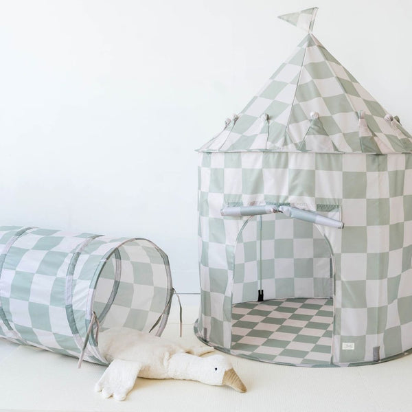 Spieletunnel – Checkerboard Green