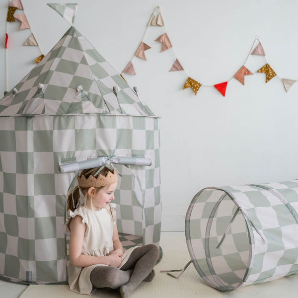 Spieletunnel – Checkerboard Green