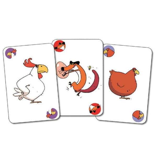 Kartenspiel – Hühner