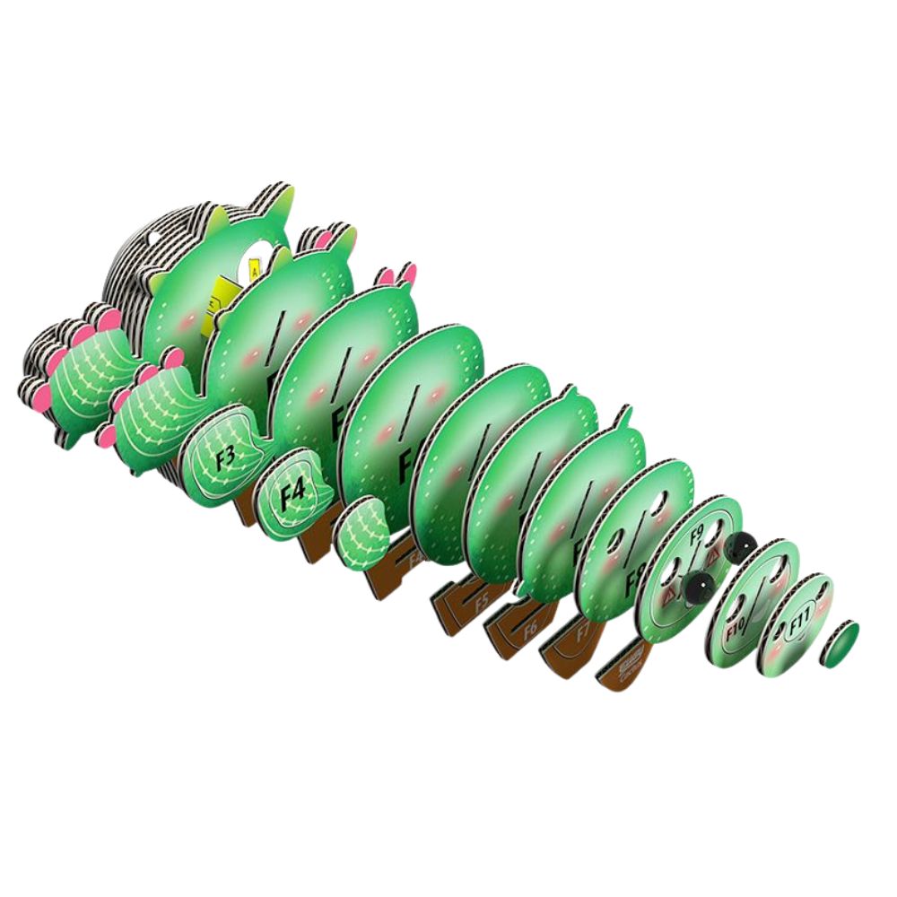 Öko-Puzzle 3D – Blühender Kaktus