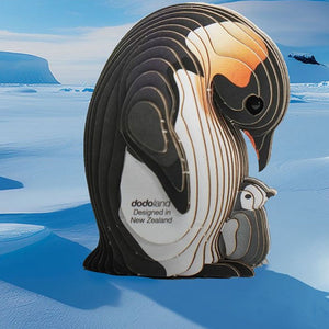 Öko-Puzzle 3D – Kaiserpinguin