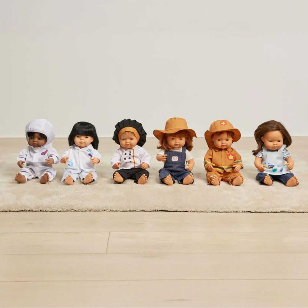 Kochuniform für 38 cm große Puppe